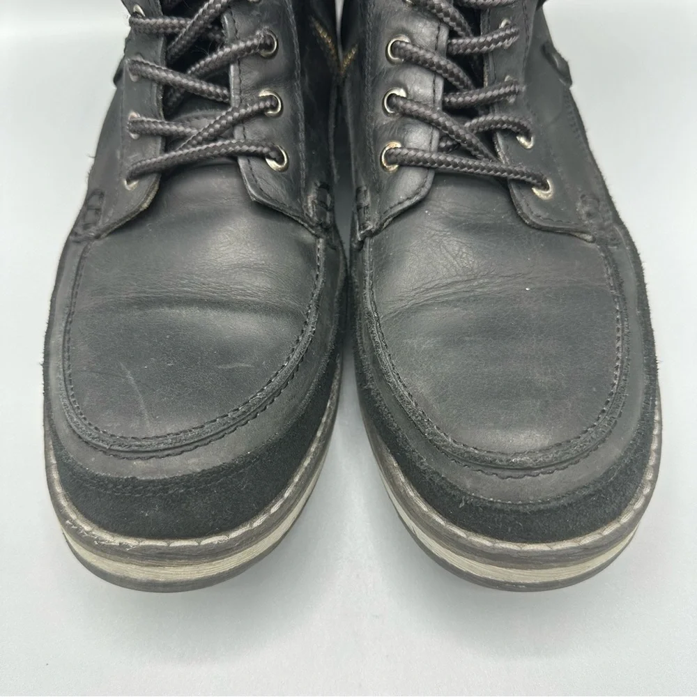 GBX Black Leather Boots Men’s Size 10 Hiking Work Casual